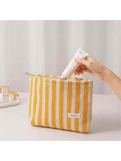 Cosbai - Bold Stripe Cosmetic Bag