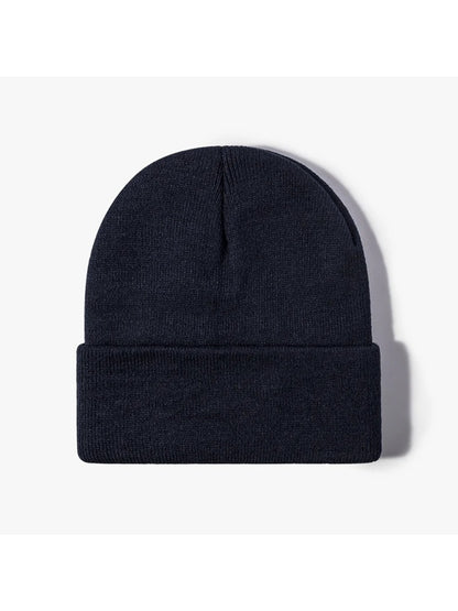 Haila - Solid Fine-Knit Cuffed Beanie