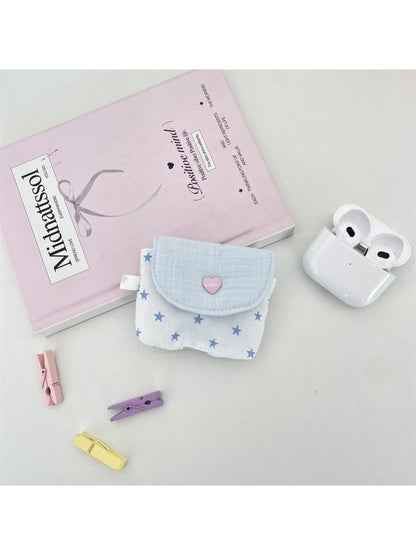 Cosbai - Wireless Earphone Pouch with Glitter Star Design