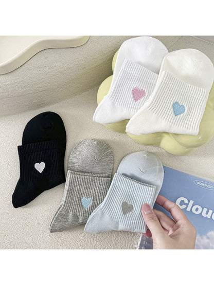Rufia - Simple Heart Motif Ankle Socks product image 1