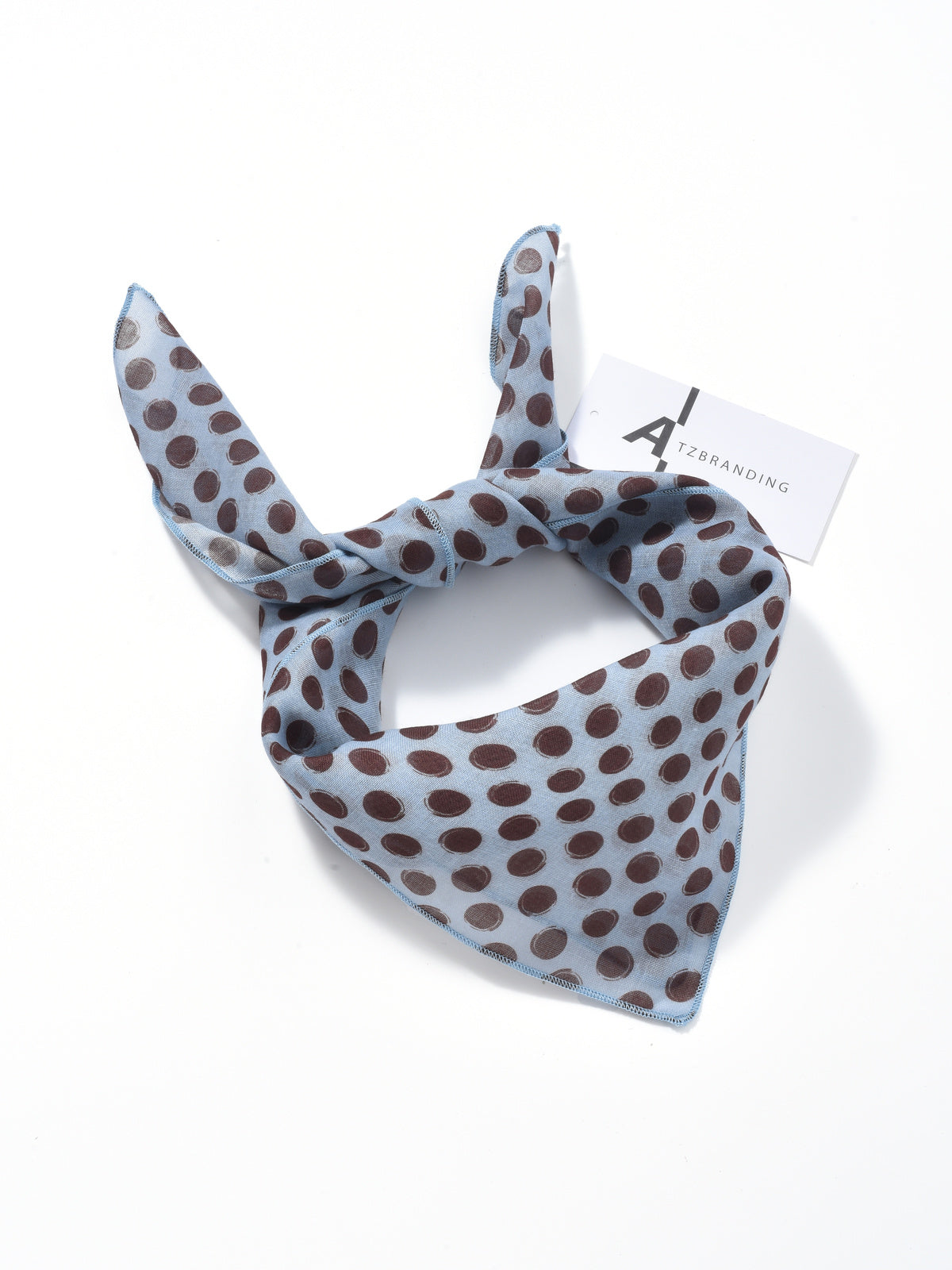 Scarvii - Lightweight Polka Dot Square Scarf