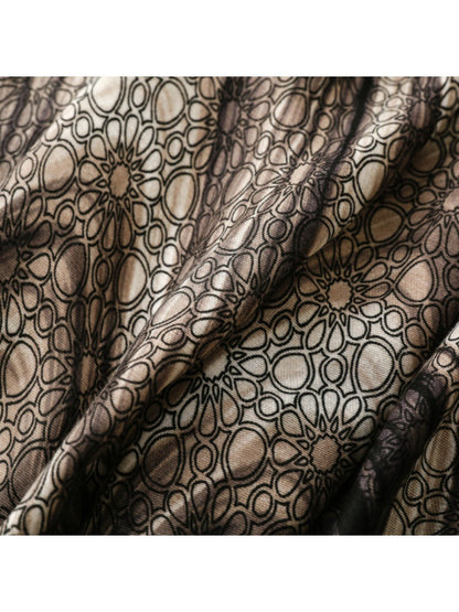 Scarvii - Bohemian Geometric Print Long Scarf