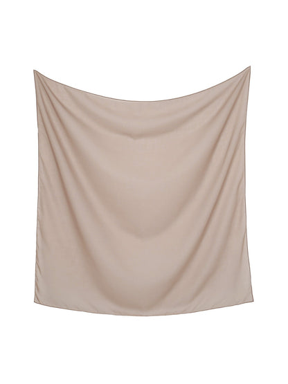 Scarvii - Solid Color Plain Design Square Scarf