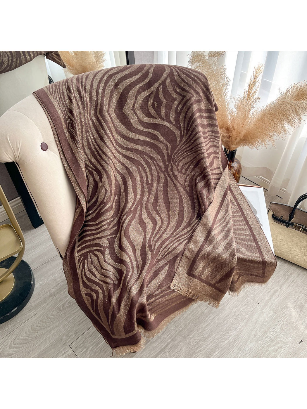 Scarvii - Soft Zebra Print Scarf