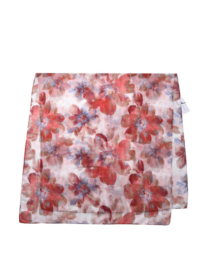 Scarvii - Soft Floral Print Spring Summer Scarf