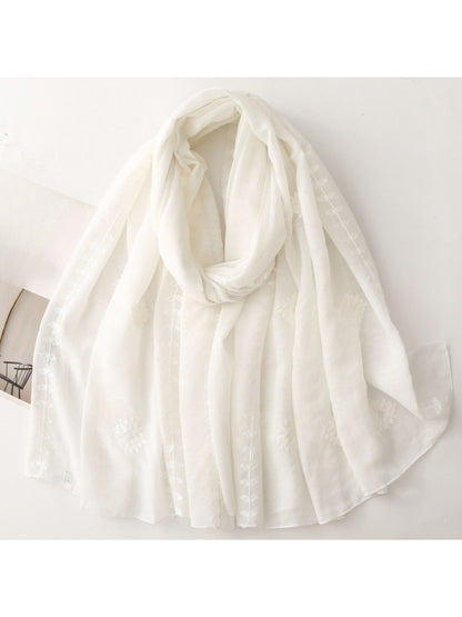 Scarvii - Modern Motif Trim Soft Scarf