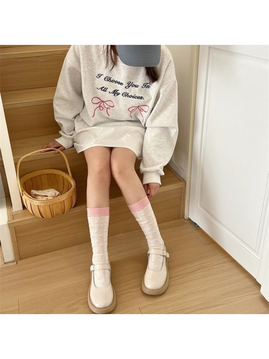 Rufia - Soft Heart Dot Crew Socks product image 3
