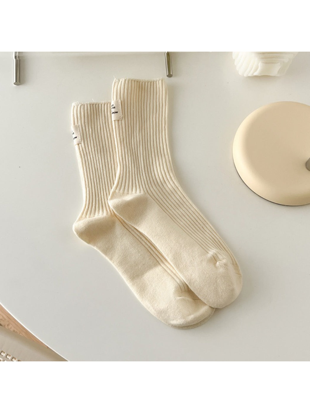 Rufia - Soft Tone Ribbed Crew Socks product image 7