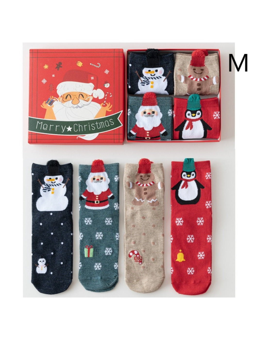 Rufia - Christmas Socks Gift Box Set - Cute & Festive
