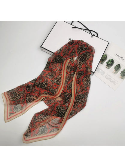 Scarvii - Boho Paisley Chiffon Scarf