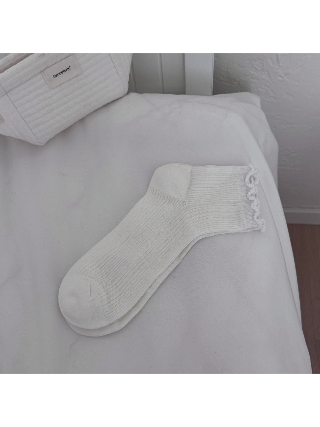 Rufia - Soft Ribbed Frill Ankle Socks product image 5