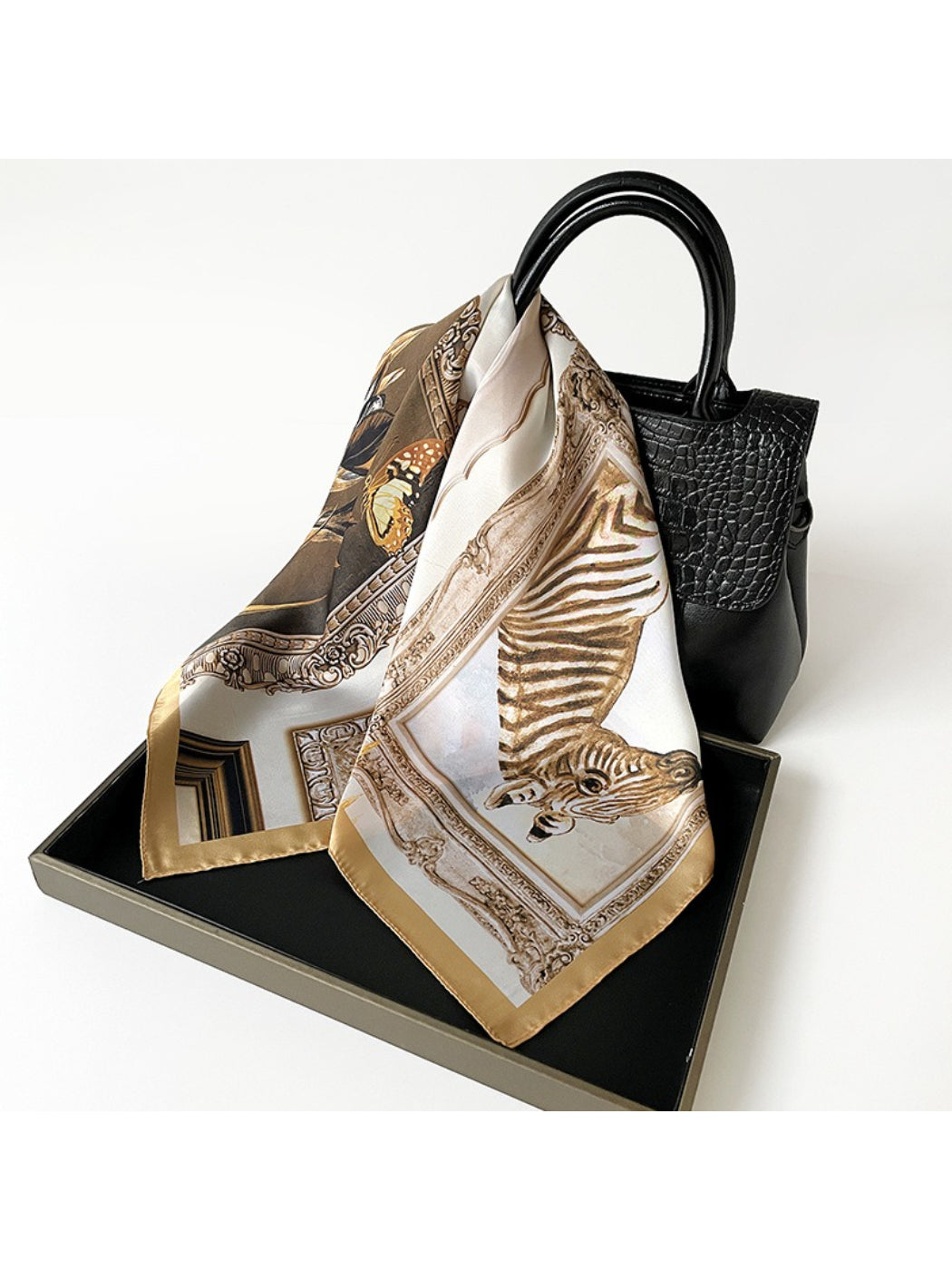 Scarvii - Framed Botanical Print Scarf