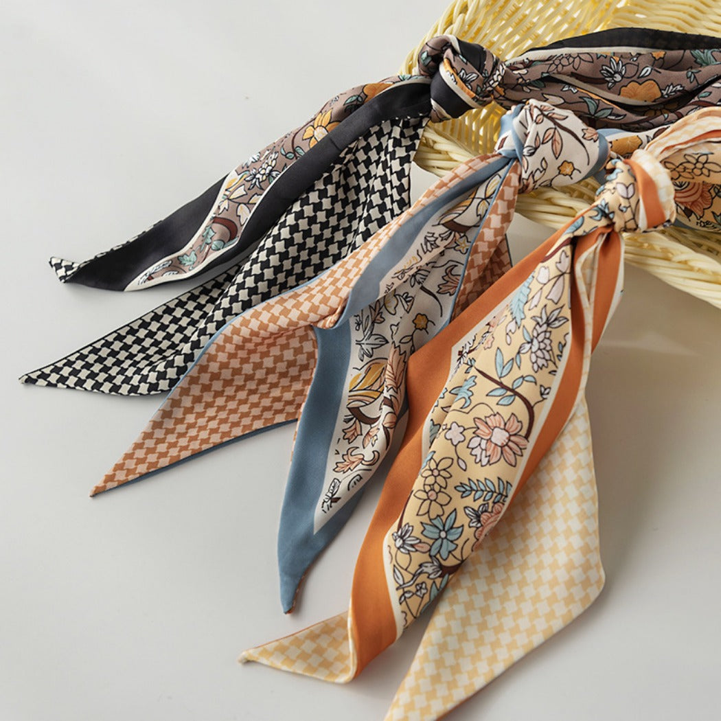 Scarvii - Colorful Print Neck Scarf - British & Classic
