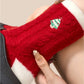 Rufia - Red & White Christmas Vibe Mid-Calf Socks