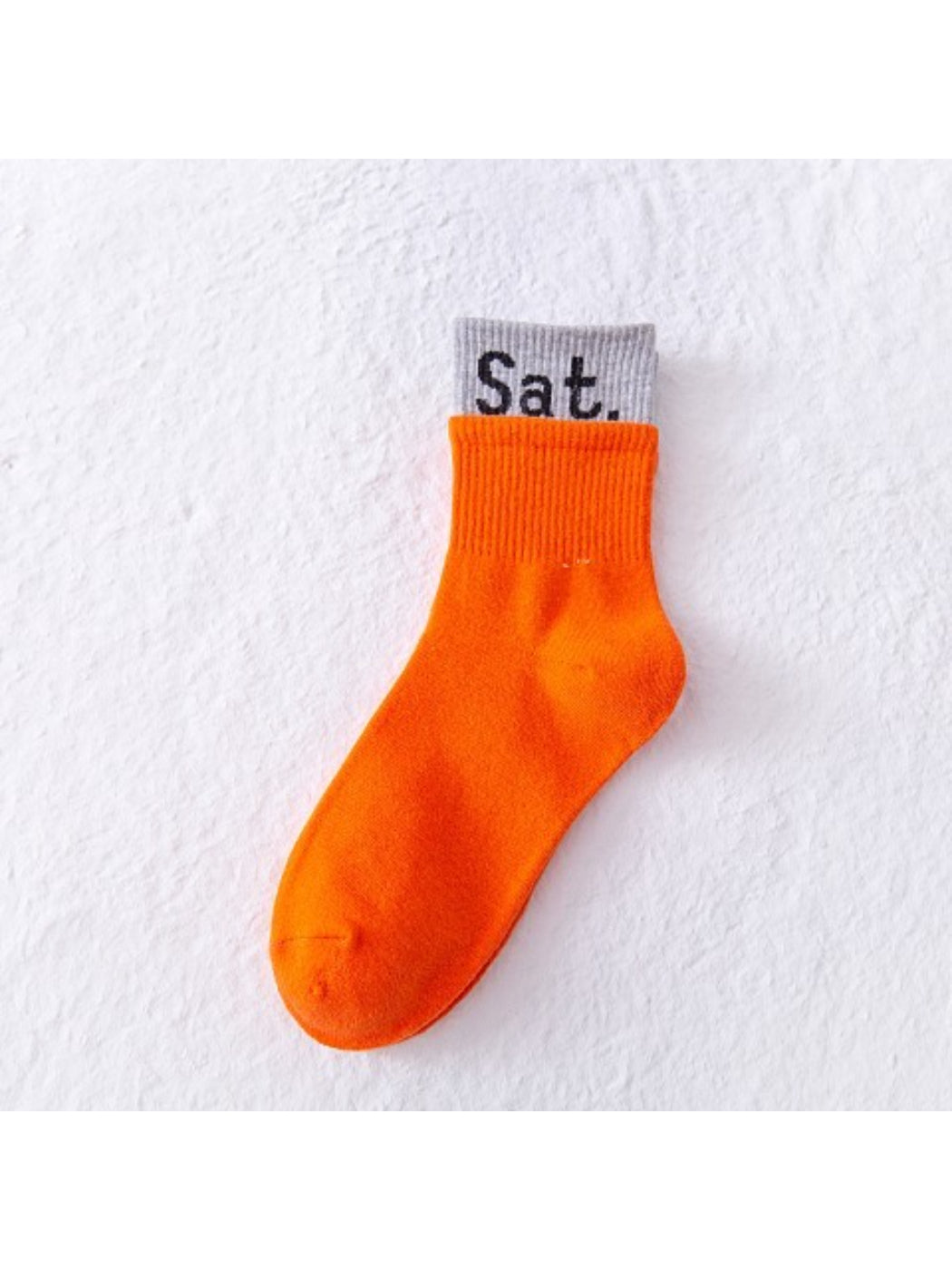 Rufia - Monday to Sunday Text Colour Crew Socks product image 10