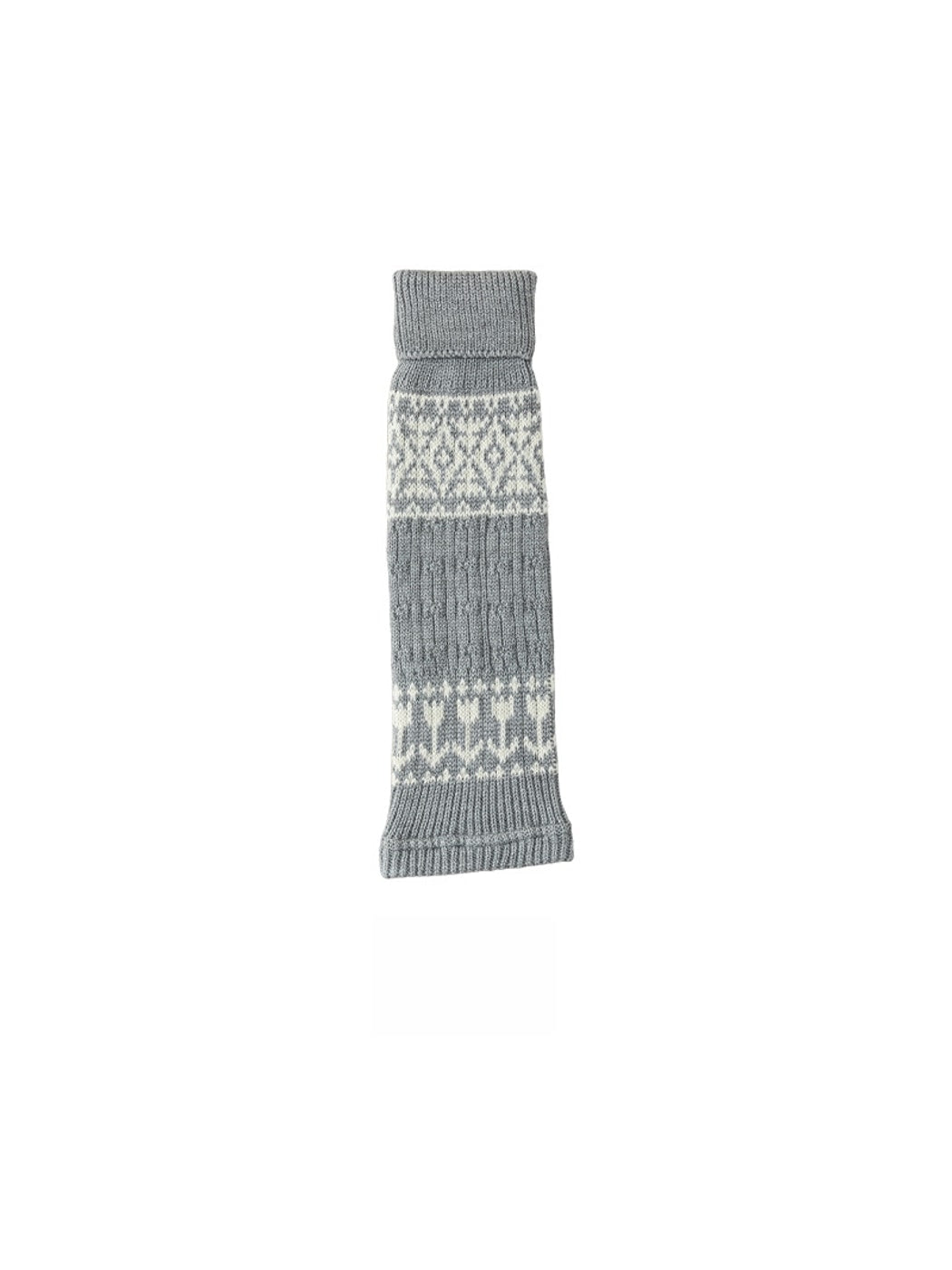 Cozyra - Vintage Geometric Knit Leg Warmers
