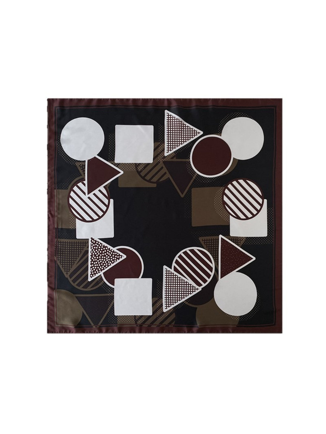 Scarvii - Abstract Geometric Print Square Scarf