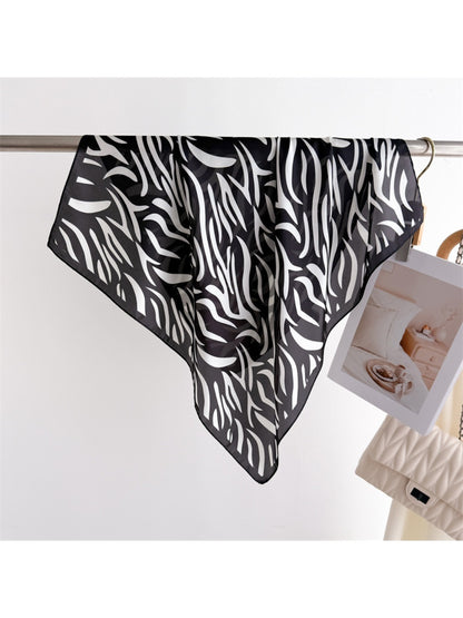 Scarvii - Zebra Print Square Scarf