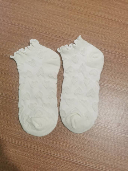 Rufia - Textured Heart Ankle Socks product image 6
