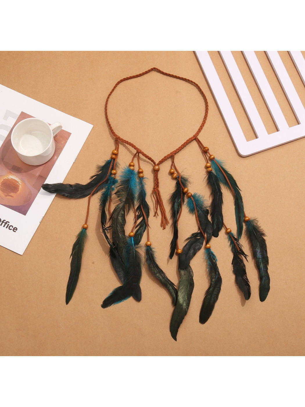 Hairish - Bohemian Feather Hair Headpiece