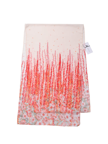 Scarvii - Floral Print Scarf - Lightweight & Elegant