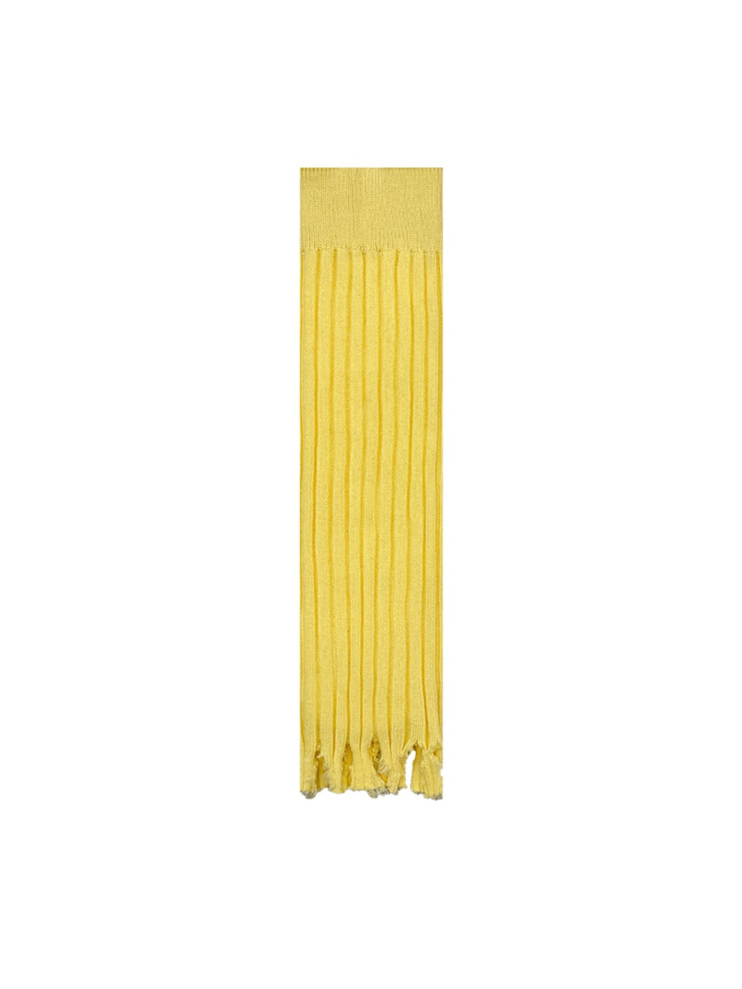 Cozyra - Ribbed Slouchy Fringe Leg Warmers