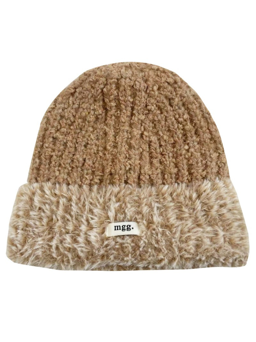 Haila – Fuzzy Contrast Trim Beanie