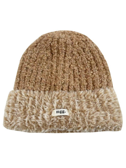 Haila – Fuzzy Contrast Trim Beanie