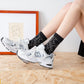 Rufia - Cartoon Cat Mid-Calf Socks
