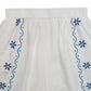 Troposa - Boho White Embroidered Lounge Top and Short Set