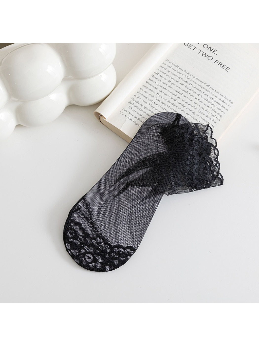 Rufia - Sheer Lace Ankle Socks product image 4