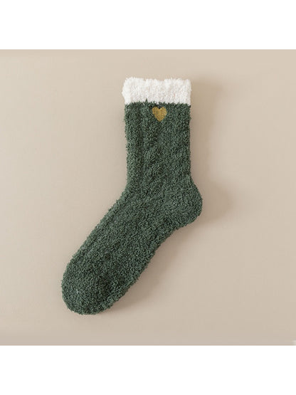 Rufia - Soft Pastel Fuzzy Lounge Socks