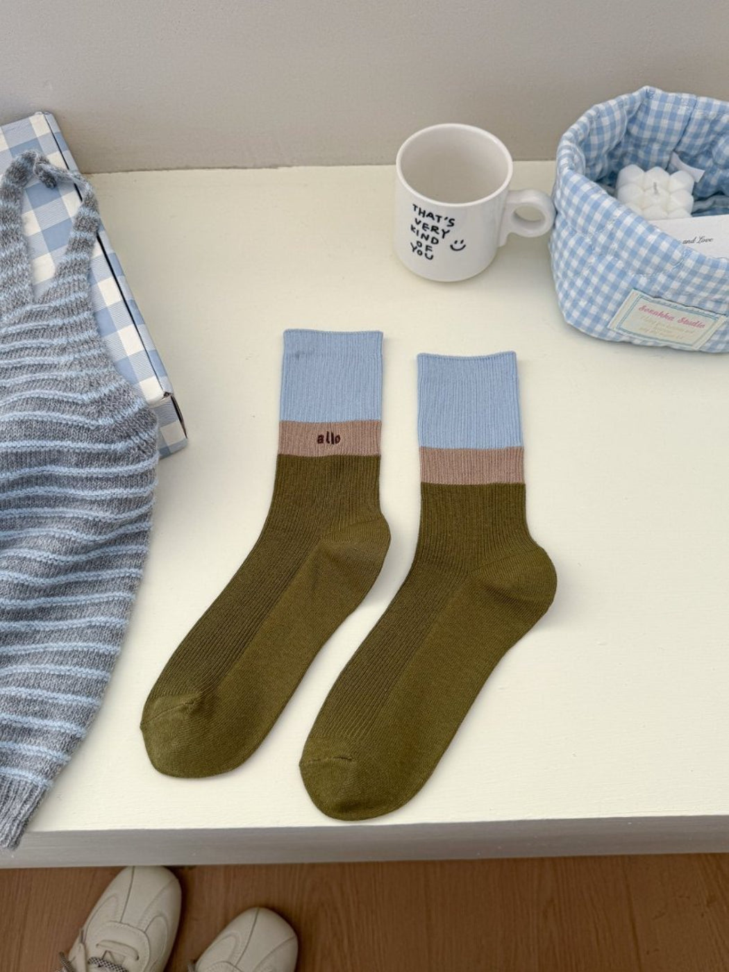 Rufia - Casual Colourblock Knit Socks product image 4
