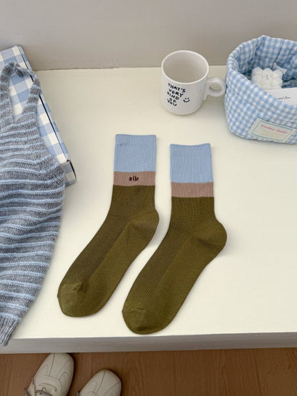 Rufia - Casual Colourblock Knit Socks product image 4