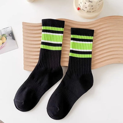 Rufia - Minimalist Striped Crew Socks