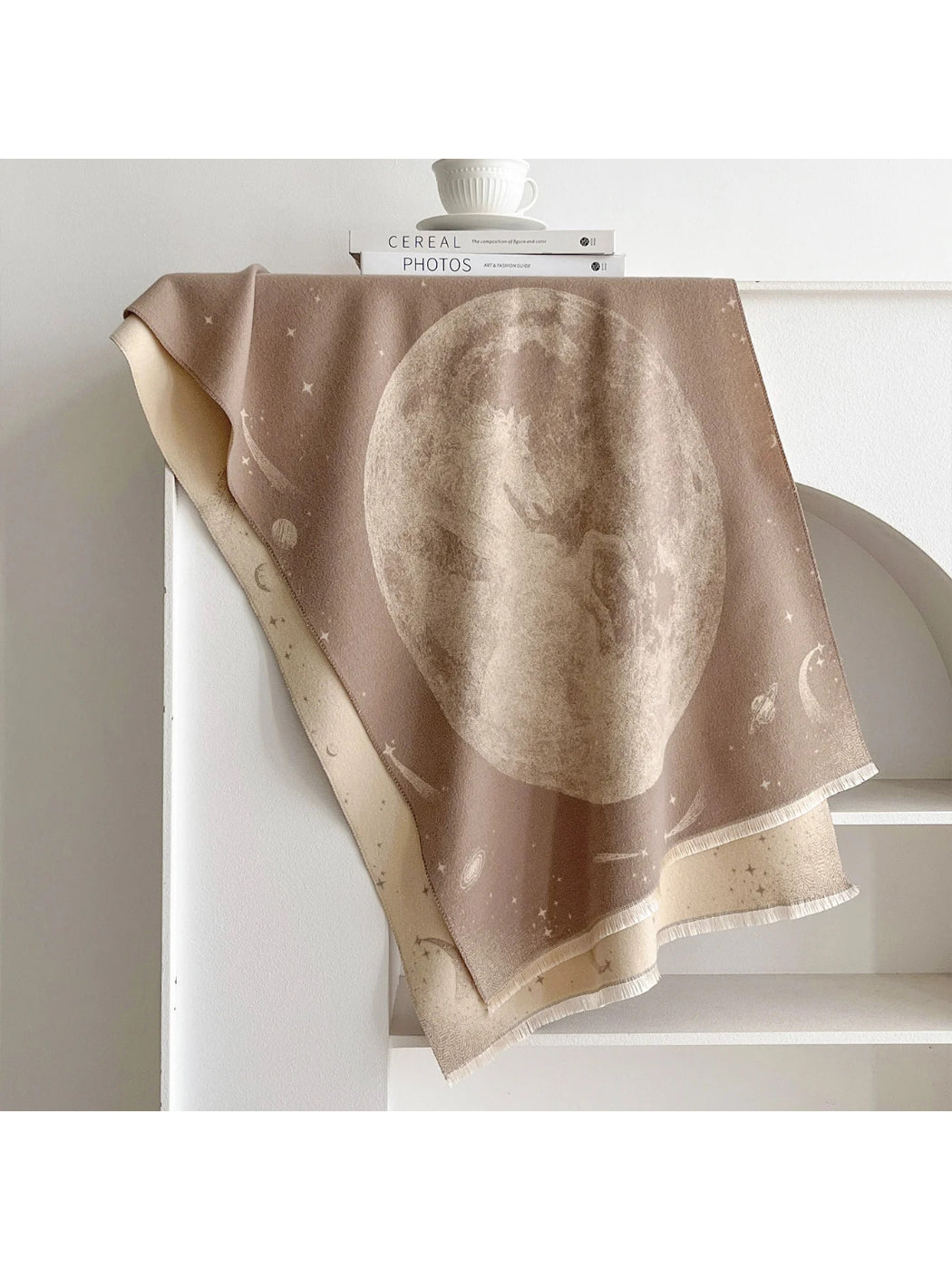Scarvii - Fringed Celestial Scarf