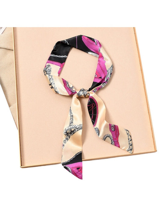 Scarvii - Classic Colorful Print Head Scarf - Elegant & Vibrant
