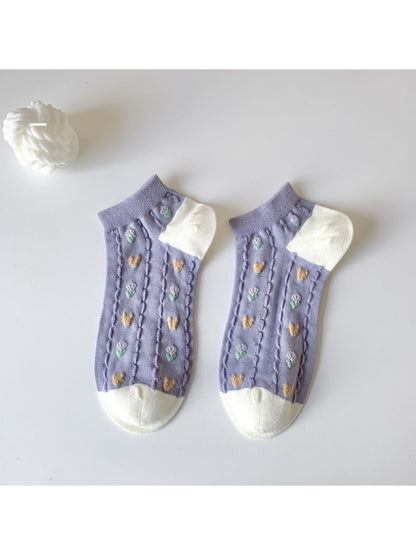 Rufia - Floral Diamond Ankle Socks product image 2
