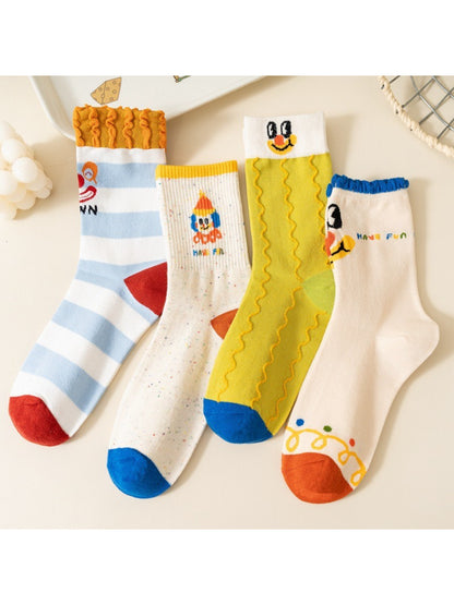 Rufia - Happy Doodle Crew Socks