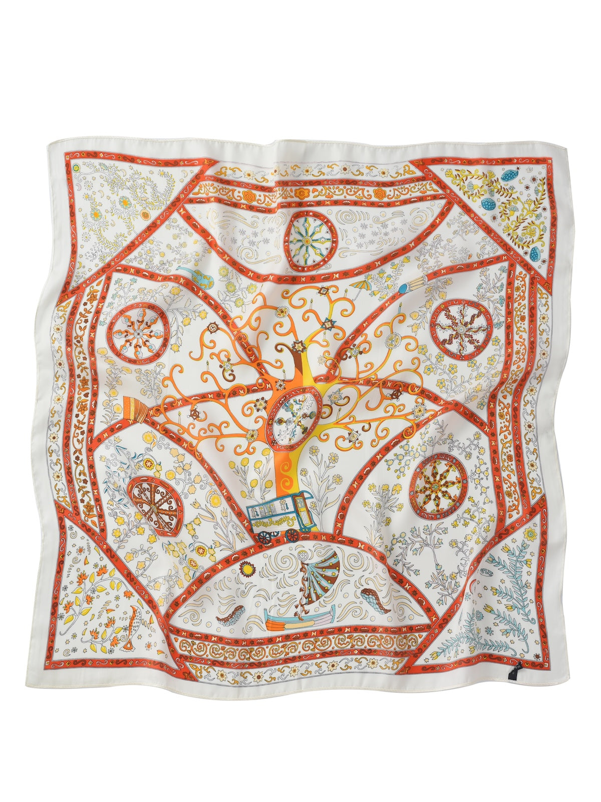 Scarvii - Vintage Pattern Square Scarf