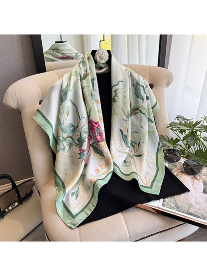 Scarvii - Art Print Patchwork Square Scarf