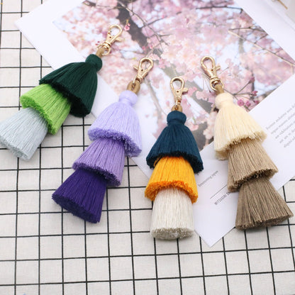 Koco Rope Tassel Keychain with tassel detail