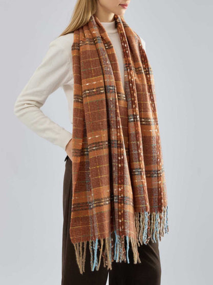 Scarvii - Timeless Stylish Classic Plaid Warm Scarf