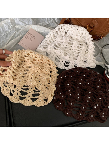 Haila - Vintage Style Openwork Women's Knit Hat