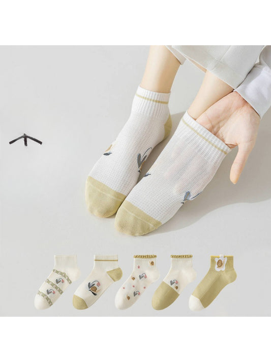 Rufia - Cute Snail Pattern Crew Socks product image 2
