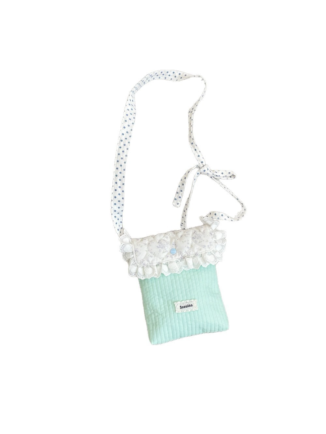 Cosbai - Lace Ruffle Crossbody Pouch