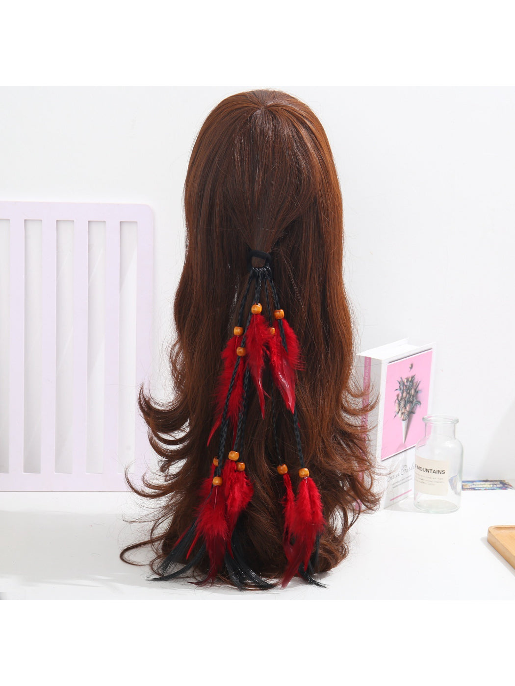 Hairish - Boho Feather Drop Hair Tie Headpiece image 3