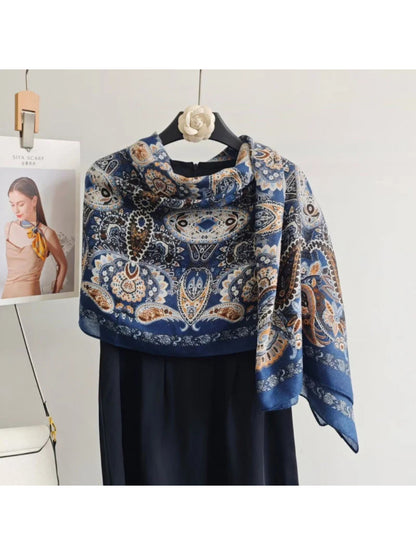 Scarvii - Paisley Floral Medallion Scarf