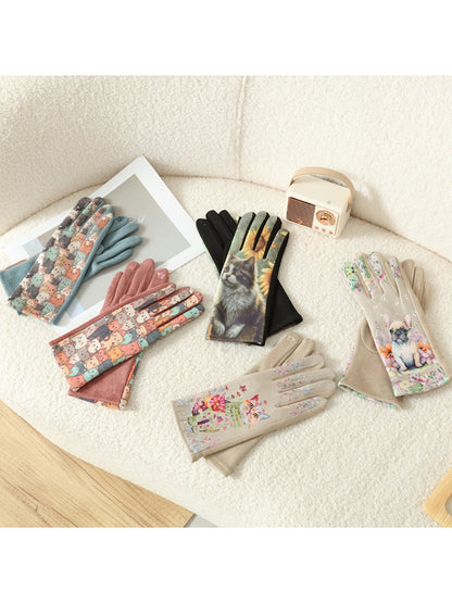 Gloving – 3D Cat Print Touchscreen Winter Gloves