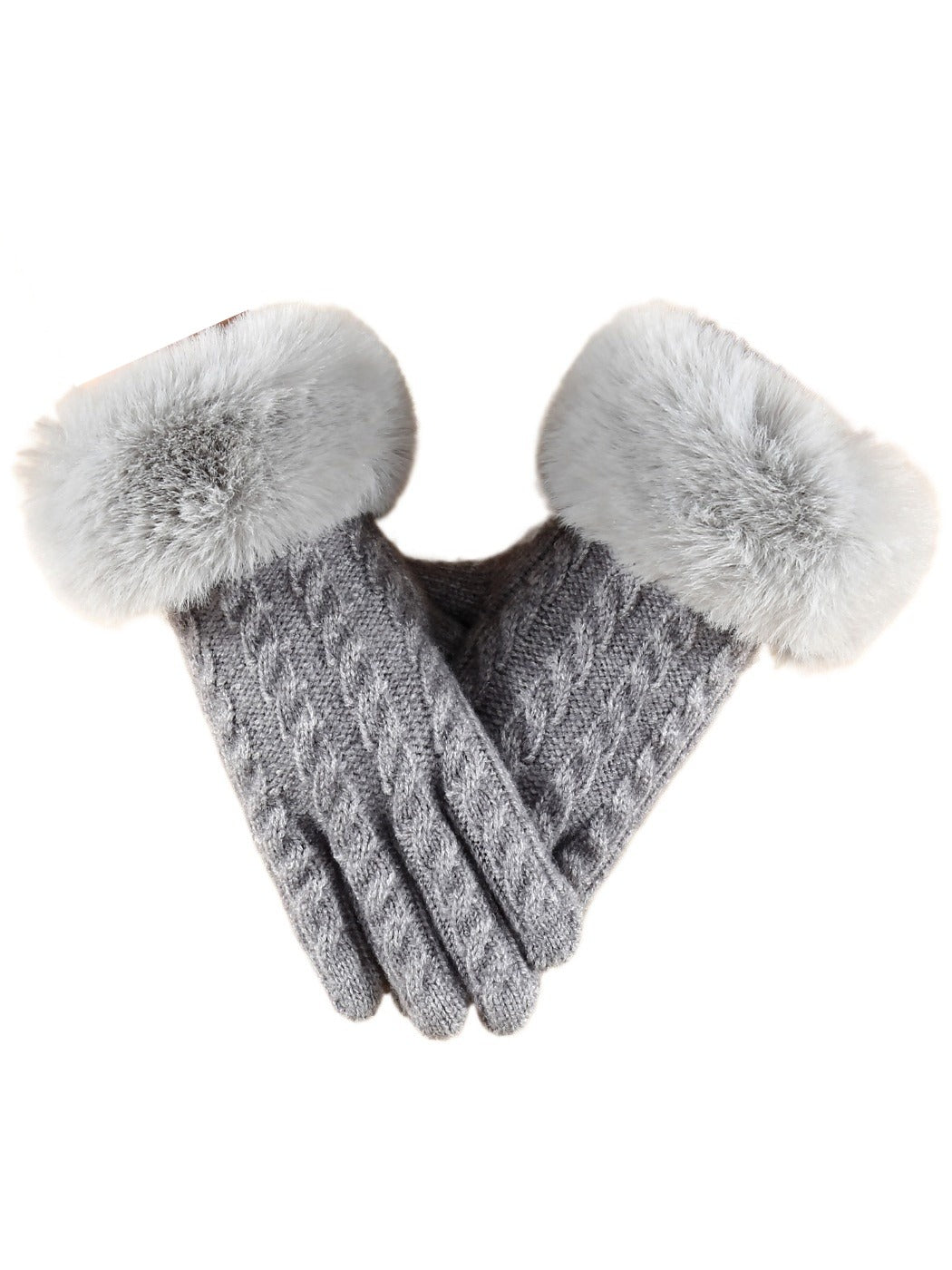 Gloving - Elegant Gloves with Fur Cuff